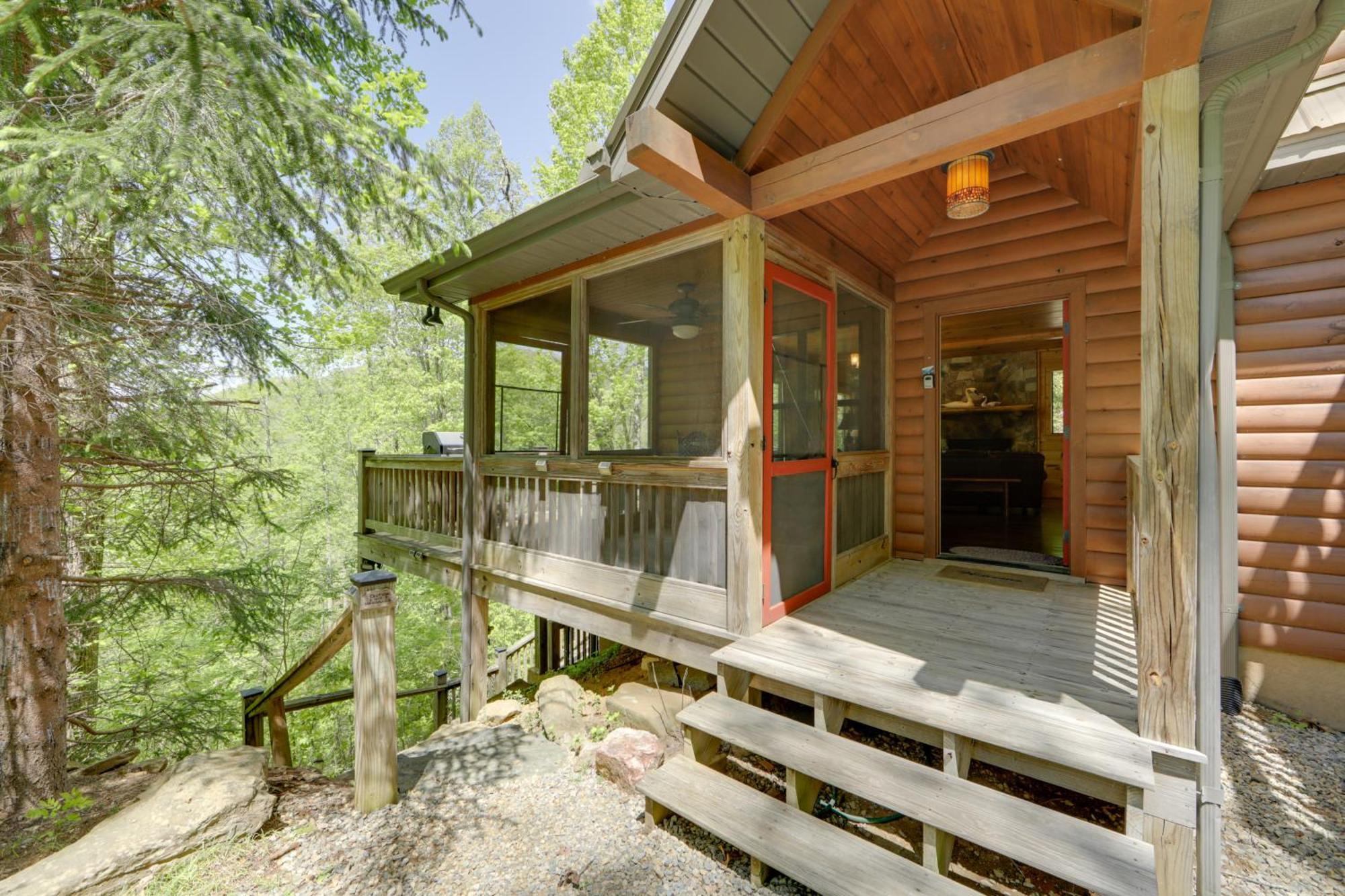 Bryson City Cabin With Hot Tub And Mountain Views! מראה חיצוני תמונה