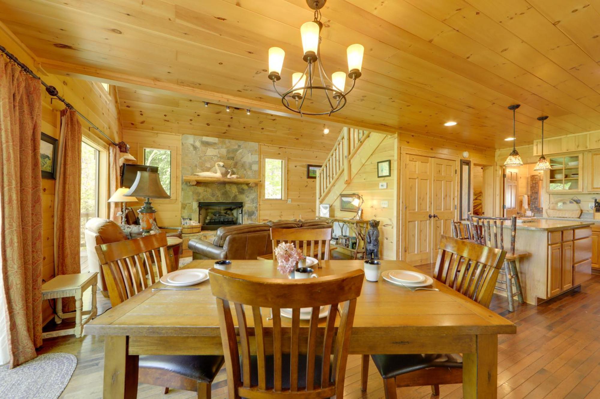 Bryson City Cabin With Hot Tub And Mountain Views! מראה חיצוני תמונה
