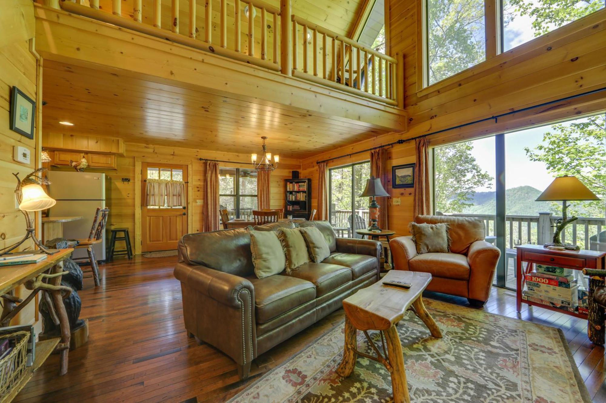 Bryson City Cabin With Hot Tub And Mountain Views! מראה חיצוני תמונה
