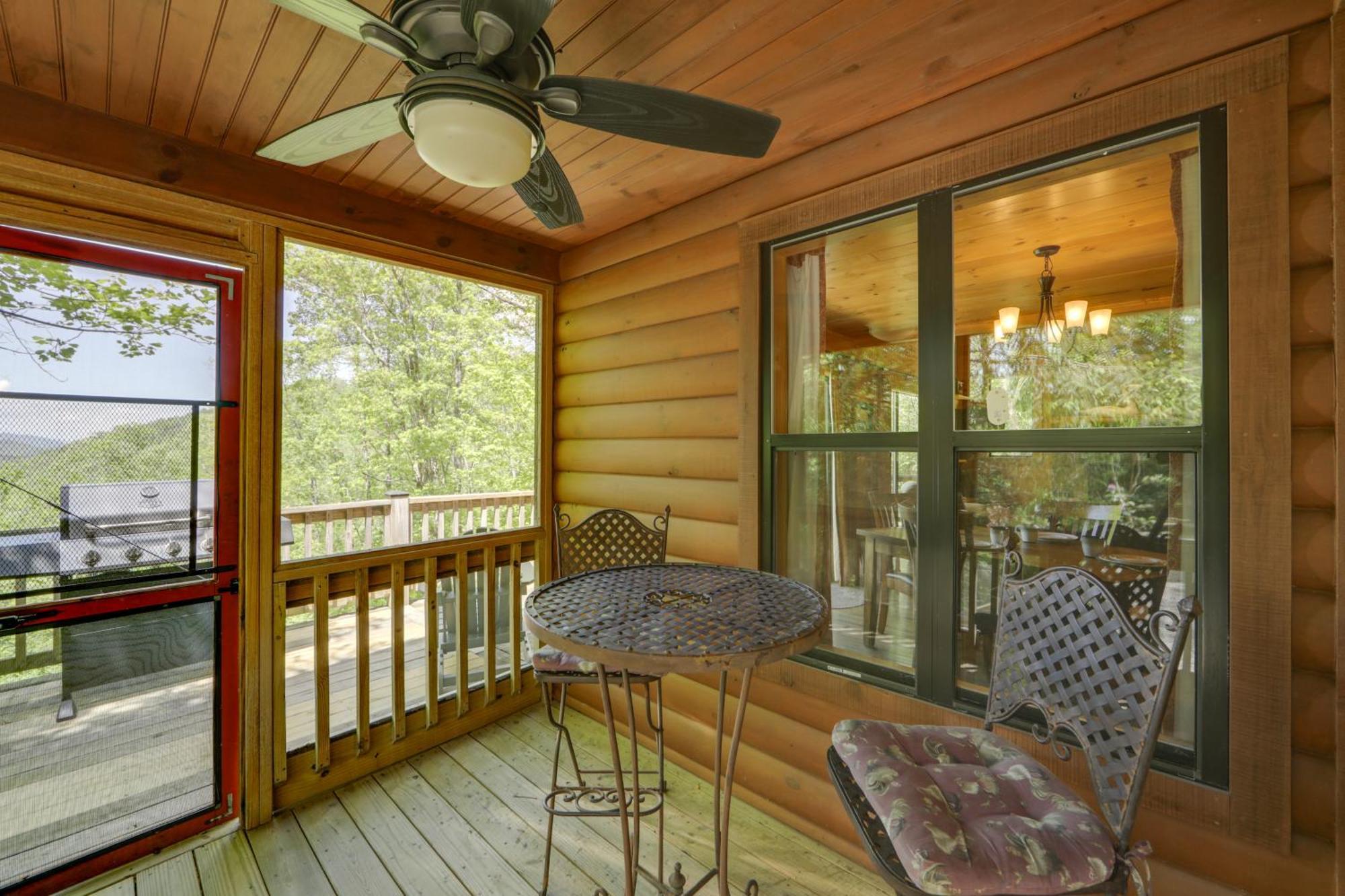 Bryson City Cabin With Hot Tub And Mountain Views! מראה חיצוני תמונה